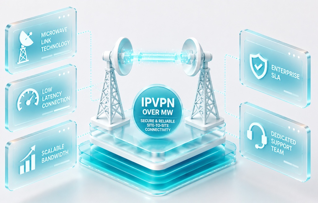 الربط بالشبكة الافتراضية الخاصة عبر تقنية المايكرويف (Layer-2 VPN, Layer-3 VPN)