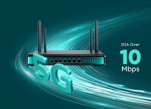 DIA Over 5G 10Mbps