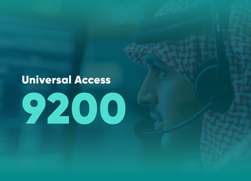 Universal Access Number 9200