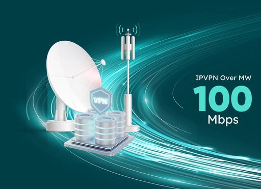IPVPN Over MW 100Mbps